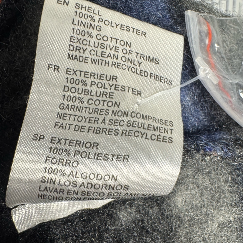 NWOT Anthropologie RD Style Eva Blue Black Plaid Boucle Shirt Jacket Size Small - Picture 13 of 14